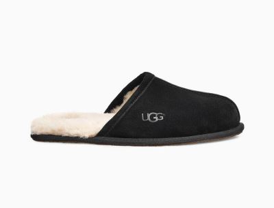 UGG Scuff Mens Slippers Black - AU 710OS